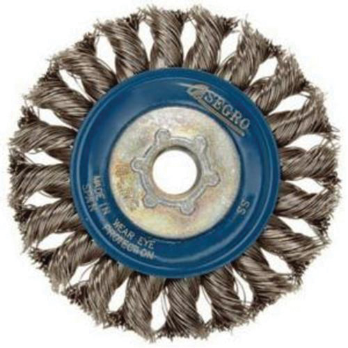 Roue compl&egrave;te de c&acirc;ble de torsion, Dia. 5", Fils 0,02", Arbre 5/8"-11, Acier inoxydable Moffatt Supply & Specialties