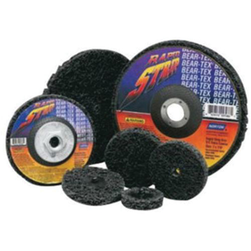 Bear-Tex&reg; Rapid Strip Non-Woven Quick-Change Disc, 2" Dia., Extra Coarse Grit, Silicon Carbide Moffatt Supply & Specialties
