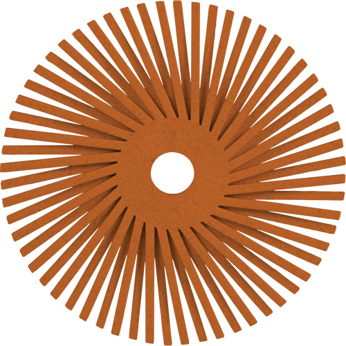 Scotch-Brite Type A Precision Radial Bristle Brush PN-RB, Ceramic, 80+ Grit, 3" Dia. Moffatt Supply & Specialties