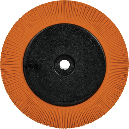 Scotch-Brite Type S Precision Radial Bristle Brush PN-RB with Flange, Ceramic, 80+ Grit, 8" Dia. Moffatt Supply & Specialties
