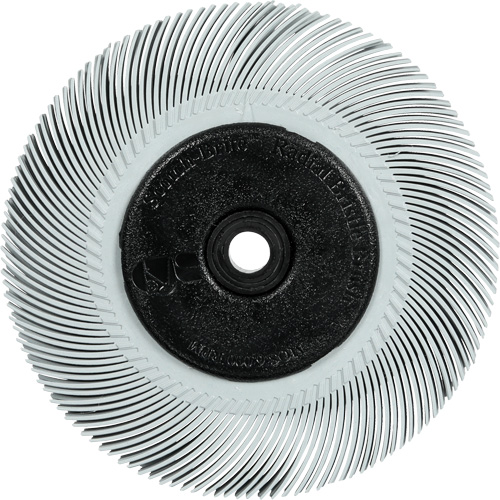 Scotch-Brite Type C Precision Radial Bristle Brush PN-RB with Adapter, Ceramic, 120+ Grit, 6" Dia. Moffatt Supply & Specialties