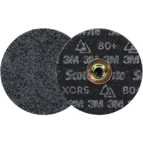 Scotch-Brite Precision Heavy-Duty Surface Conditioning Quick Change Disc, HD-DN, 5" Dia., 80+ Grit, Ceramic Moffatt Supply & Specialties