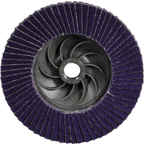 Disque &agrave; lamelles Cubitron 3 1169F, 4-1/2" x 5/8"-11, Type T27, Grain 40+, C&eacute;ramique Moffatt Supply & Specialties
