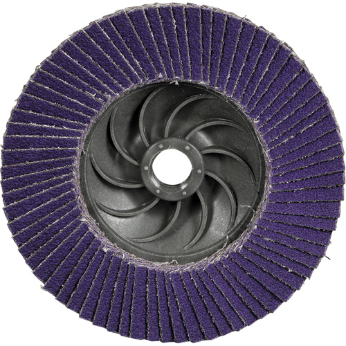 Disque &agrave; lamelles Cubitron 3 1169F, 5" x 5/8"-11, Type T29, Grain 60+, C&eacute;ramique Moffatt Supply & Specialties