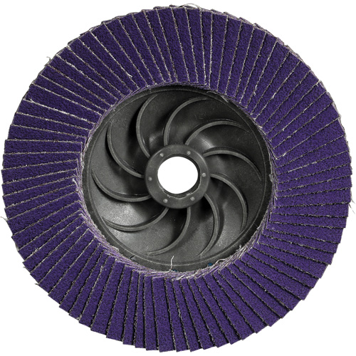 Disque &agrave; lamelles Cubitron 3 1169F, 5" x 5/8"-11, Type T27, Grain 80+, C&eacute;ramique Moffatt Supply & Specialties