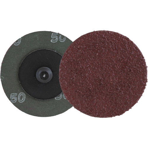 SpinLock Quick-Change Resin Fiber Disc, Aluminum Oxide, 50, 2" Dia Moffatt Supply & Specialties