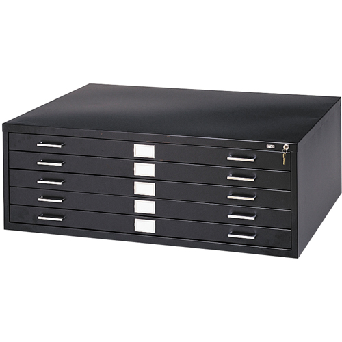 Steel Plan Files, 5 Drawers, 46-3/8" W x 35-3/8" D x 16-1/2" H Moffatt Supply & Specialties