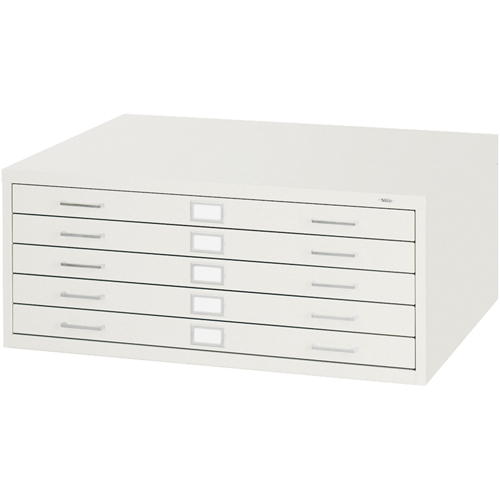 Steel Plan Files-5 Drawer, 5 Drawers, 40-3/8" W x 29-3/8" D x 16-1/2" H Moffatt Supply & Specialties