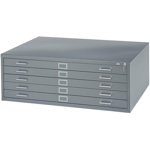 Steel Plan Files, 5 Drawers, 40-3/8" W x 29-3/8" D x 16-1/2" H Moffatt Supply & Specialties