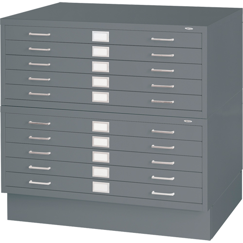 Steel Plan Files, 5 Drawers, 40-3/8" W x 29-3/8" D x 16-1/2" H Moffatt Supply & Specialties
