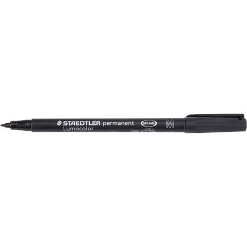 Lumocolor&reg; Permanent Marker, Black, Medium Tip Moffatt Supply & Specialties