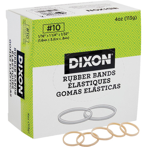 Rubber Bands, 1-1/4" x 1/16" Moffatt Supply & Specialties