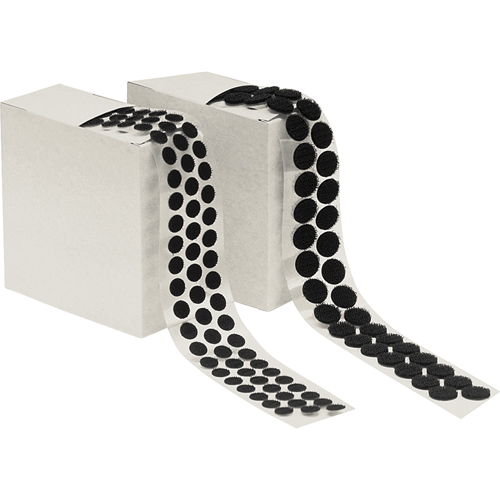 Attache en rondelle, Crochet, 1/2" dia., Adh&eacute;sif, Noir Moffatt Supply & Specialties