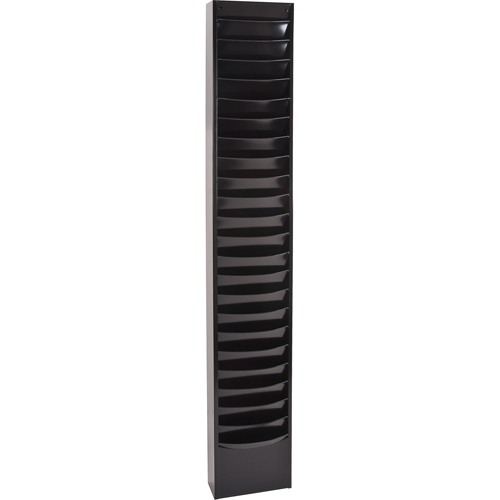 Pr&eacute;sentoirs, Stationnaire, 23 fentes, Acier, 9-3/4" la x 4-1/8" p x 65-1/2" h Moffatt Supply & Specialties