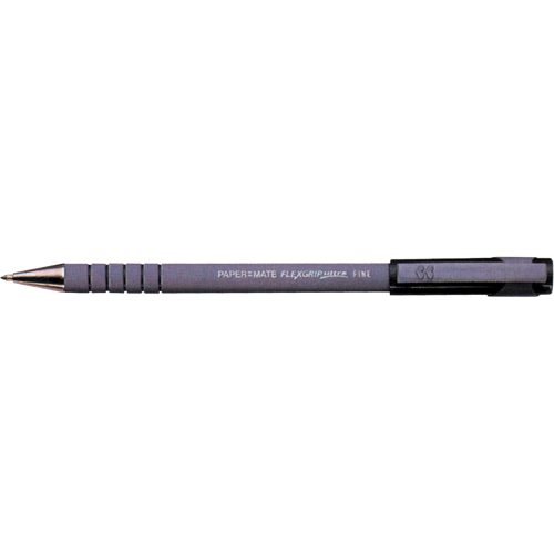Flexgrip Ultra&reg; Ball Point Pen, Black, 0.8 mm, Retractable Moffatt Supply & Specialties