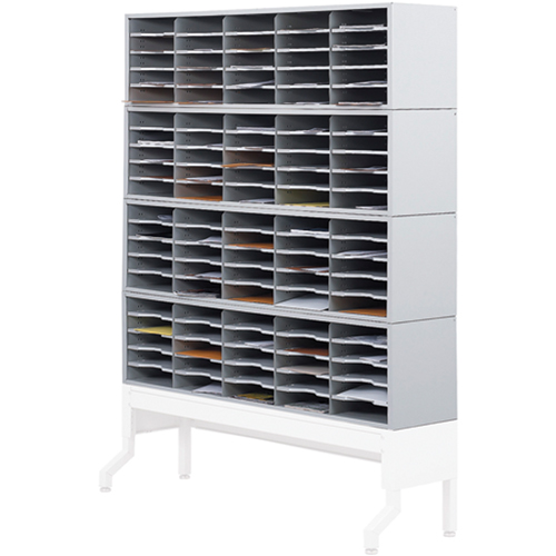 Mobilier E-Z Sort pour la salle du courrier- Modules trieurs Moffatt Supply & Specialties
