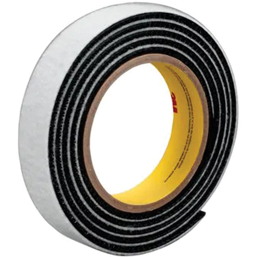 Dual Lock Reclosable Fastener, Self-Mating, 50 yds x 1", Sew-On, Black Moffatt Supply & Specialties