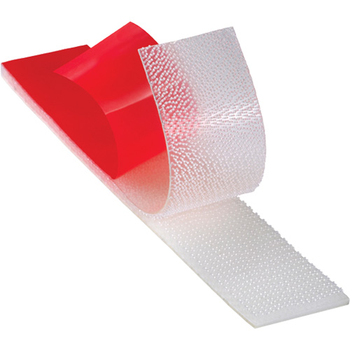 Dual Lock Low Profile Reclosable Fastener, Self-Mating, 50 yds x 1", Adhesive, Clear Moffatt Supply & Specialties