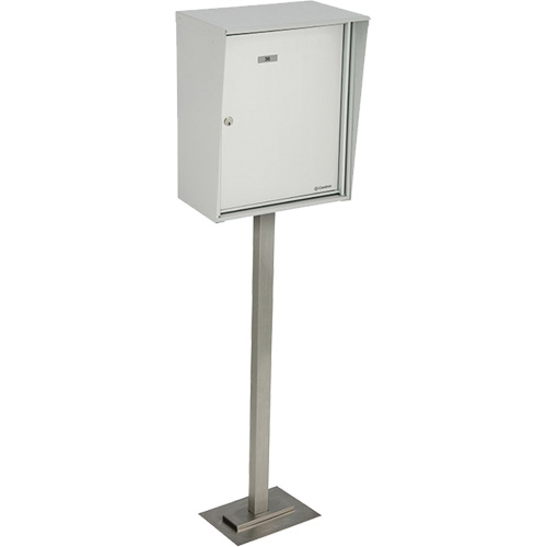 Boîtes de collection, Fixation Socle, 21" x 12-7/8", Aluminium Moffatt Supply & Specialties