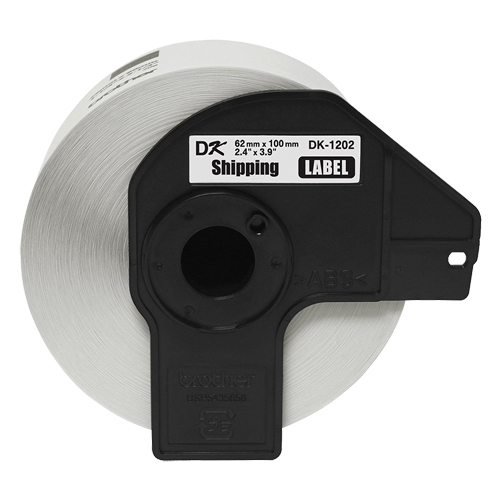 Tape Cartridge for P-touch&reg; Labeling System, 62 mm x 3-9/10", White Moffatt Supply & Specialties