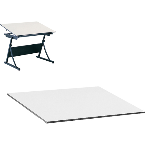 Dessus de table Planmaster, 60" la x 3/4" h, Blanc Moffatt Supply & Specialties