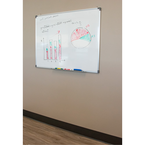 White Board, Magnetic, 36" W x 24" H Moffatt Supply & Specialties