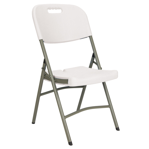 Chaises pliantes, Poly&eacute;thyl&egrave;ne, Blanc, Capacit&eacute; 350 lb Moffatt Supply & Specialties