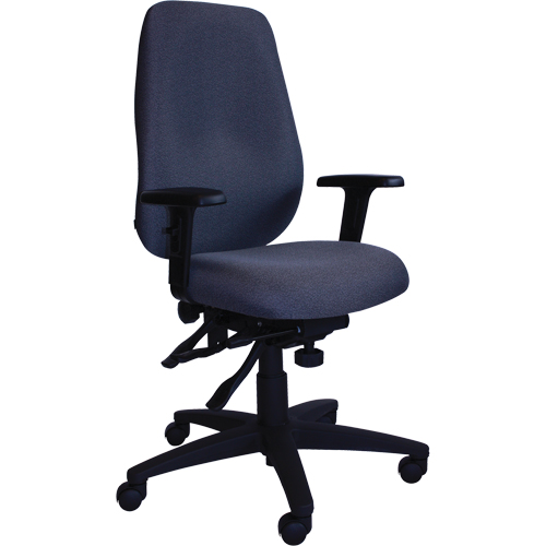 Chaises ergonomiques de s&eacute;rie petite Cierra, Tissu, Gris, Capacit&eacute; 300 lb Moffatt Supply & Specialties