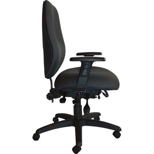 Chaises ergonomiques robustes Cierra , Tissu, Noir, Capacit&eacute; 400 lb Moffatt Supply & Specialties