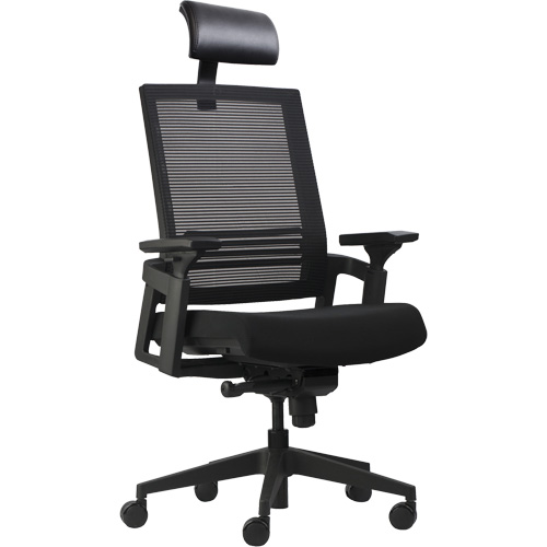 Activ&reg; A-37 Office Chairs, Mesh, Black, 275 lbs. Capacity Moffatt Supply & Specialties