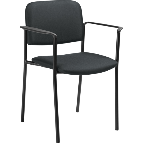 Chaises empilables, Tissu, Hauteur 32", Capacit&eacute; 300 lb, Charbon Moffatt Supply & Specialties