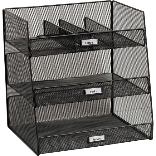 Organisateur Onyx de fournitures de salle de repos Moffatt Supply & Specialties