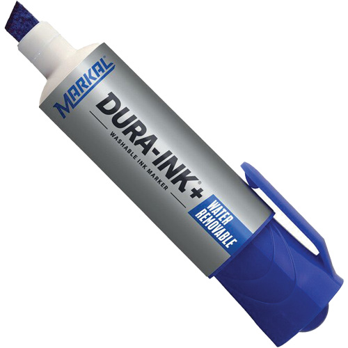 Marqueur &agrave; encre Dura-Ink WashAway, Bleu, Pointe Ciseau Moffatt Supply & Specialties