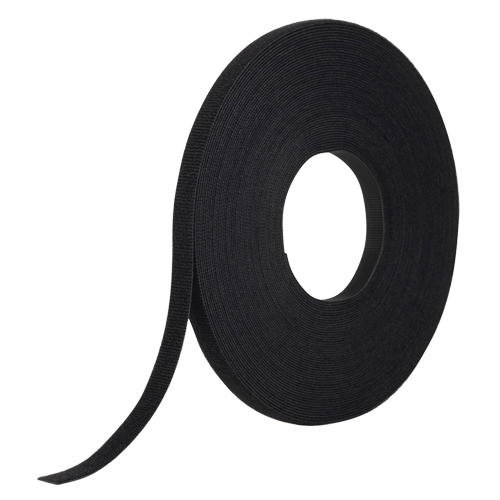 One-Wrap&reg; Fastener Tape, Hook & Loop, 25 yds x 1/2", Self-Grip, Black Moffatt Supply & Specialties