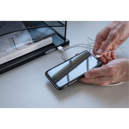 Onyx USB Powered Desk Organizer Moffatt Supply & Specialties