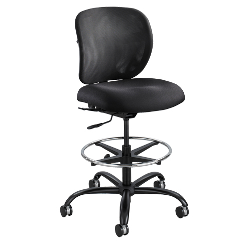 Tabouret robuste Vue, Nylon, Noir, Capacit&eacute; 350 lb Moffatt Supply & Specialties