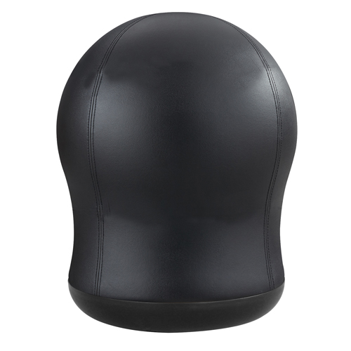 Zenergy Swivel Ball Chair, Vinyl, Black, 250 lbs. Capacity Moffatt Supply & Specialties