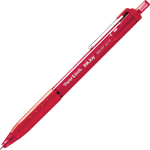 Inkjoy 300RT Pen, Red, 1 mm, Retractable Moffatt Supply & Specialties