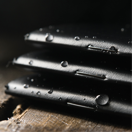 All-Weather Notebook, Soft Cover, Black, 48 Pages, 4-5/8" W x 7" L Moffatt Supply & Specialties