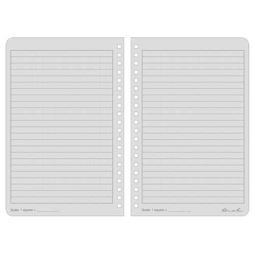 Side-Spiral Notebook, Soft Cover, Black, 64 Pages, 4-5/8" W x 7" L Moffatt Supply & Specialties