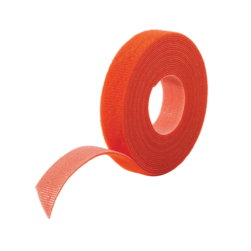 One-Wrap&reg; Cable Management Tape, Hook & Loop, 25 yds x 3/4", Self-Grip, Orange Moffatt Supply & Specialties