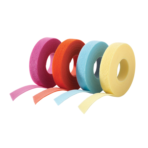 One-Wrap&reg; Cable Management Tape, Hook & Loop, 25 yds x 3/4", Self-Grip, Orange Moffatt Supply & Specialties
