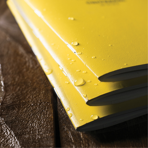 Carnet de notes, Couverture souple, Jaune, 48 Pages, 4-5/8" , 7"  Moffatt Supply & Specialties
