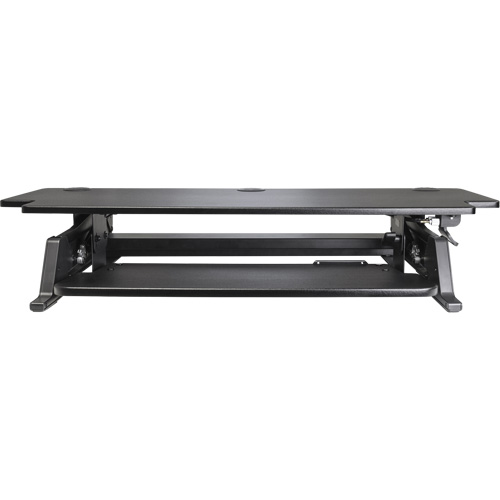 Goya Sit-Stand Workstation, Desktop Unit, 20" H x 42" W x 16" D, Black Moffatt Supply & Specialties