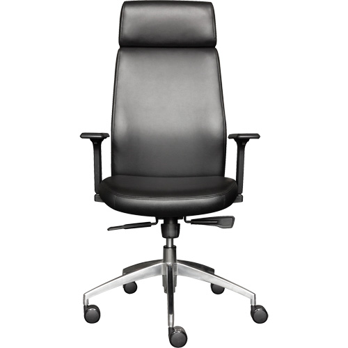 Activ Series High Back Executive Chair, Polyurethane/Vinyl, Black, 275 lbs. Capacity Moffatt Supply & Specialties