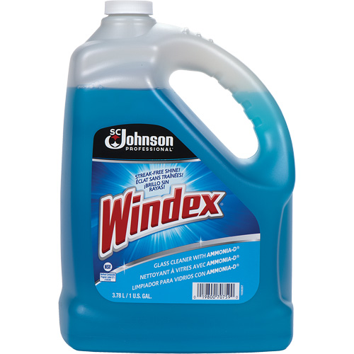 Windex&reg; Glass Cleaner with Ammonia-D&reg;, 3.8 L, Jug Moffatt Supply & Specialties