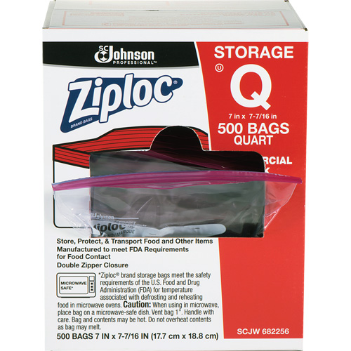 Ziploc&reg; Double Zip Food Storage Bags Moffatt Supply & Specialties