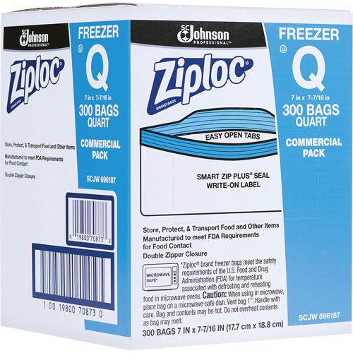 Ziploc&reg; Freezer Bags Moffatt Supply & Specialties