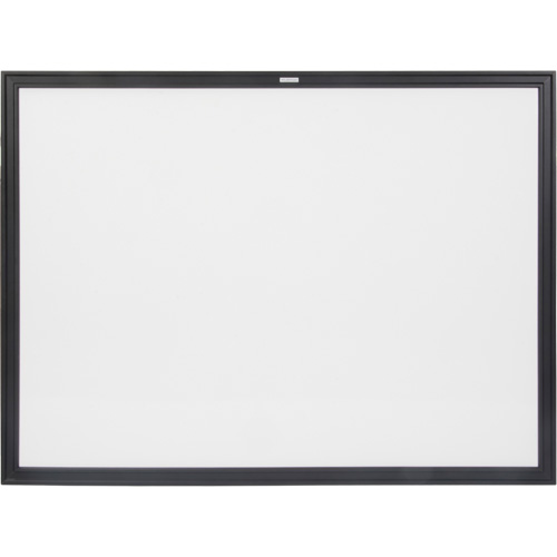 Black MDF Frame Whiteboard, Dry-Erase/Magnetic, 48" W x 36" H Moffatt Supply & Specialties