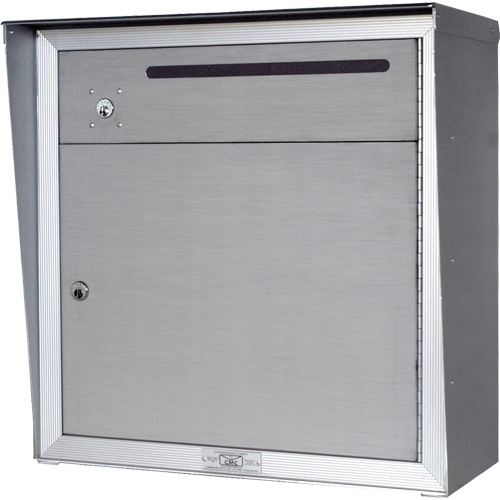 Boîte de collecte, Fixation Mural, 12-3/4" x 16-3/8", 2 portes, Aluminium Moffatt Supply & Specialties